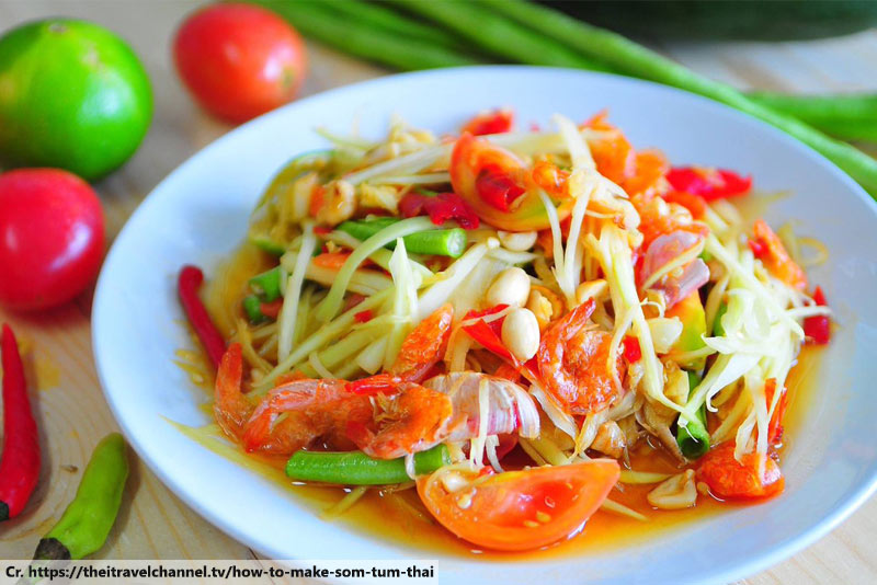 Somtum, Thai food, Thai Papaya Salad