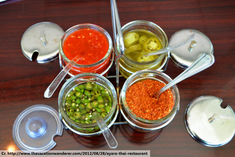 Condiments in Thai Food