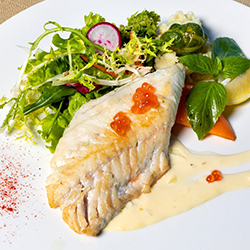 Pla Neung Baitong made at our cooking class in Phuket