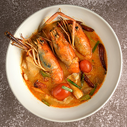 Tom Yum Goong made at our cooking class in Phuket