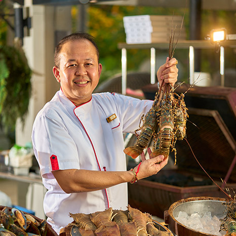 Our chef at Ocean Rhyme