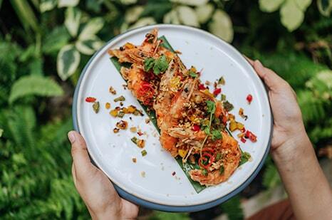 PRAWN GARLIC PEPPER SAUCE at Ocean Rhyme