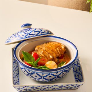 Benja rong curry with duck breast